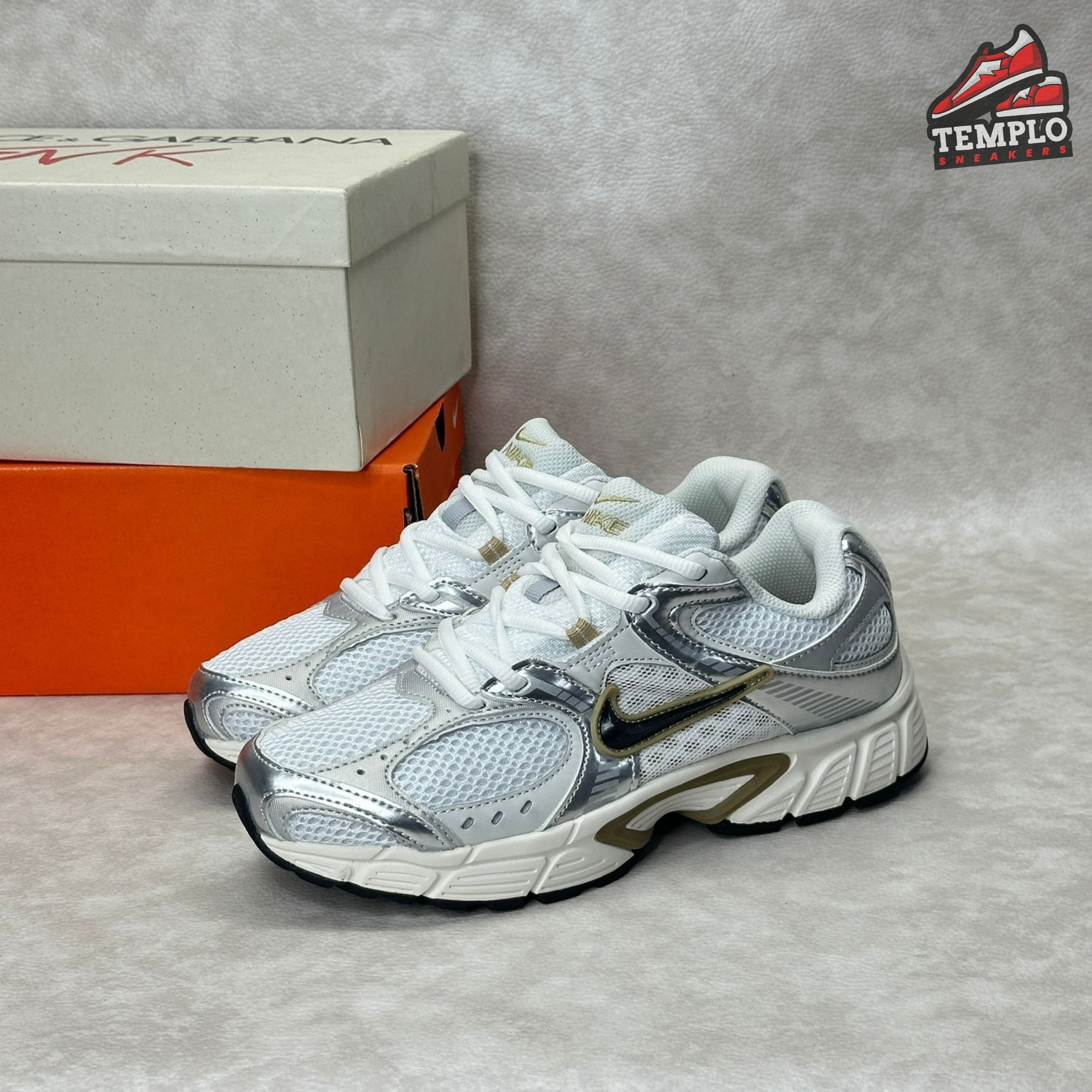 NIKE V5K RUN PLATEADA BLANCA