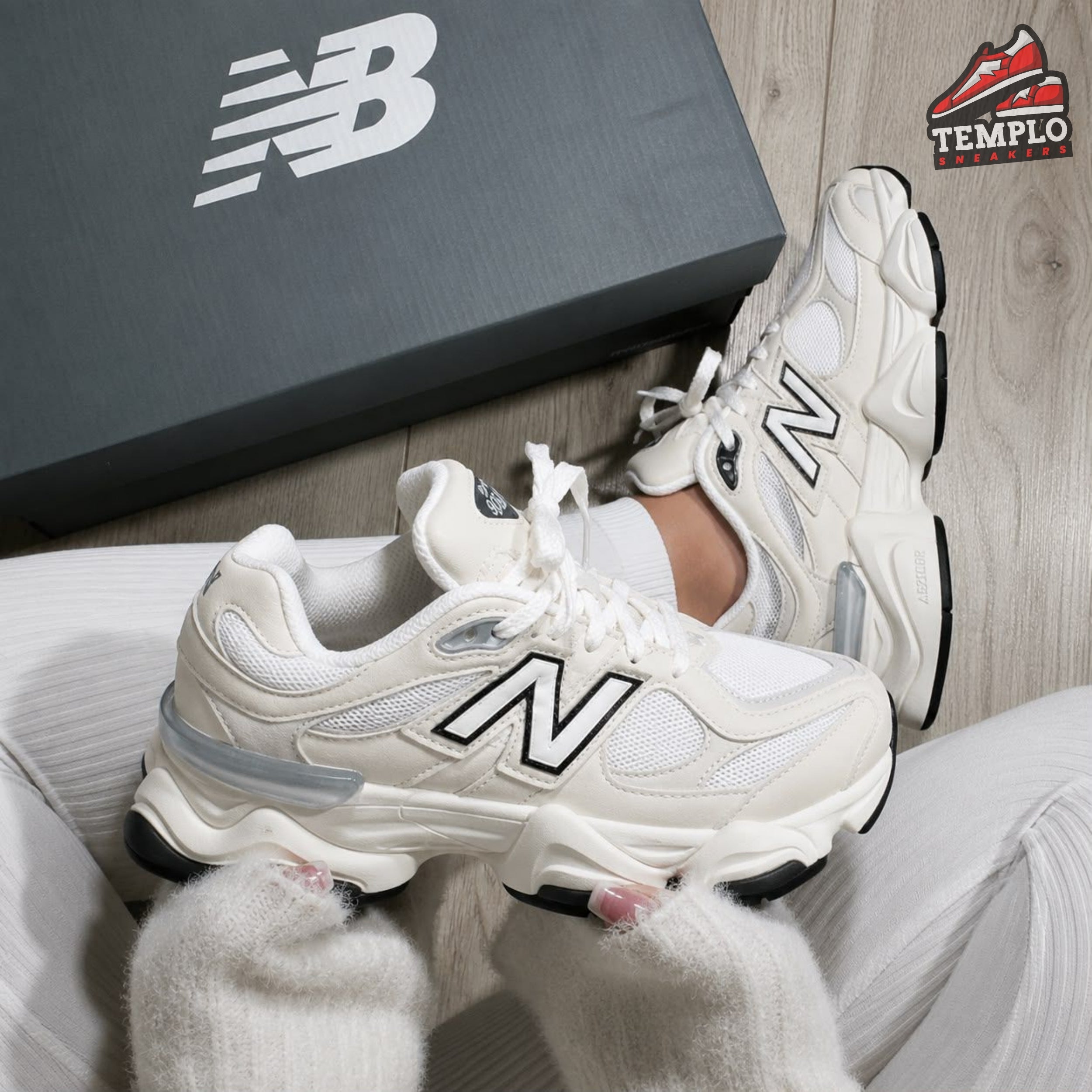NEW BALANCE 9060 BLANCA NEGRA
