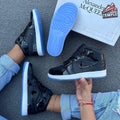 JORDAN RETRO 1 BOTA NEGRA CHAROL
