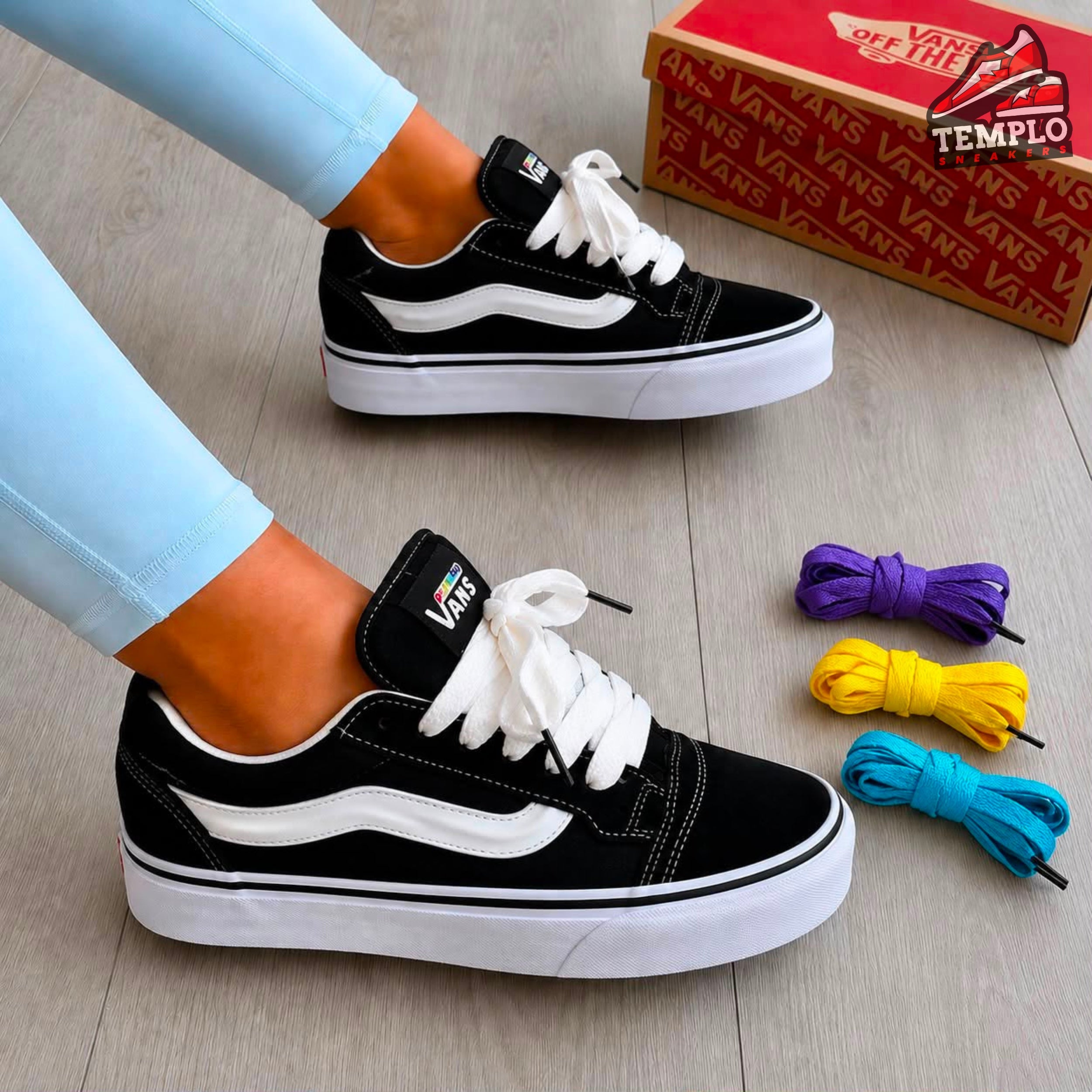 VANS CLASICA NEGRA BLANCA