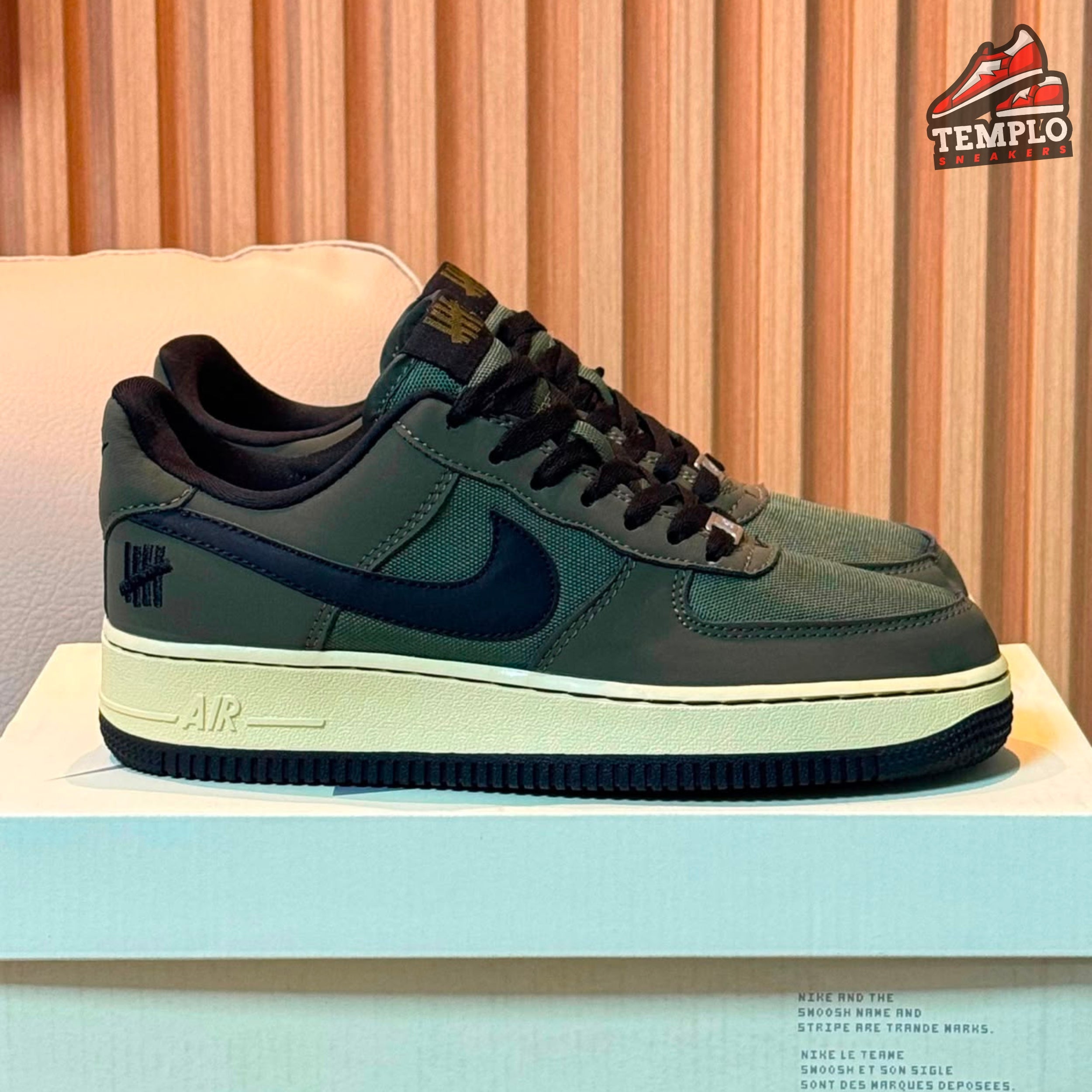 NIKE AIR FORCE ONE VERDE NEGRA