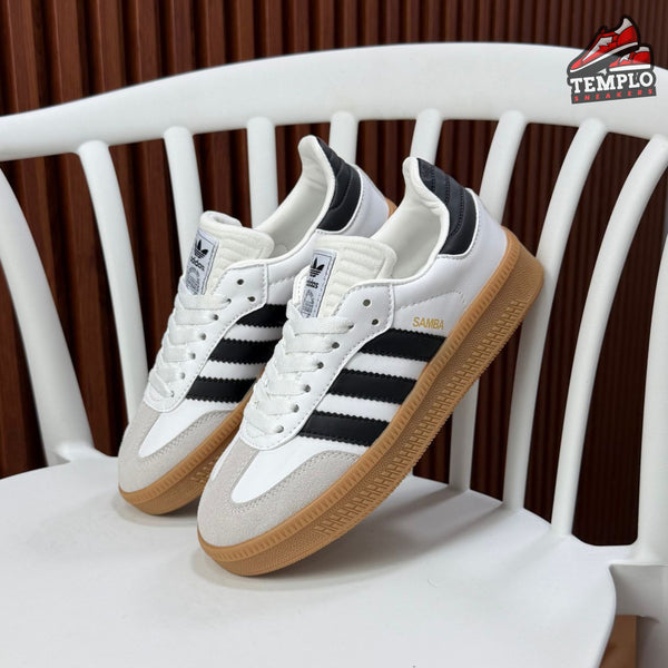 ADIDAS SAMBA PLATAFORMA BLANCA NEGRA