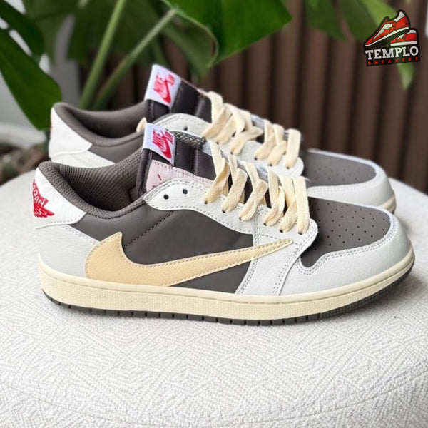 JORDAN RETRO 1 TRAVIS LOW BLANCA CAFE