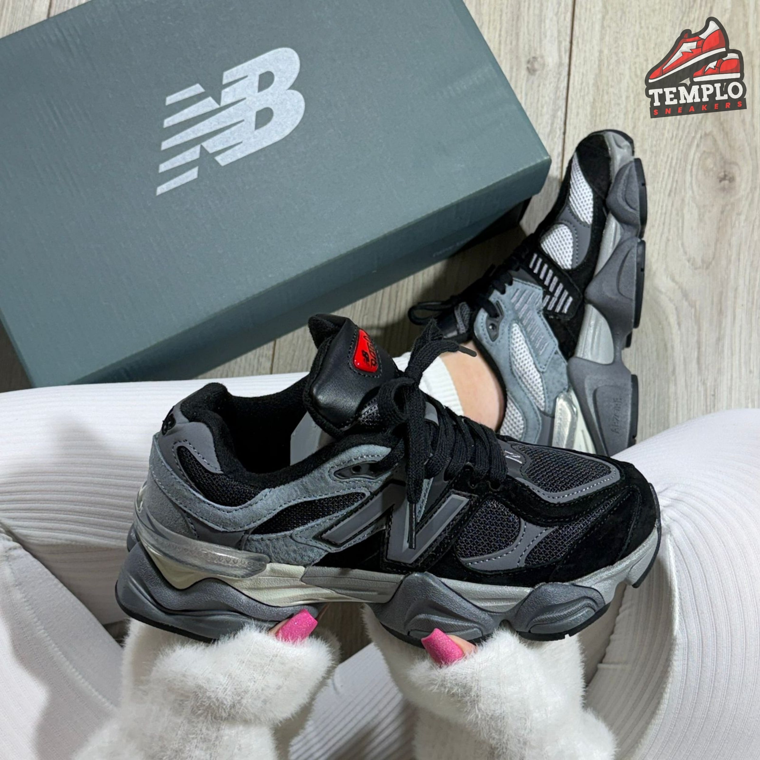 NEW BALANCE 9060 NEGRA GRIS
