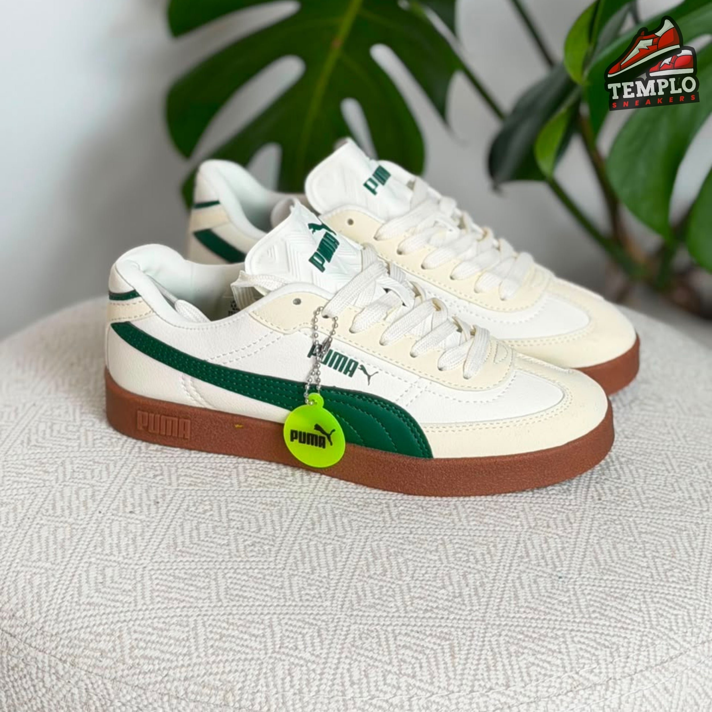 PUMA CLUB BEIGE VERDE
