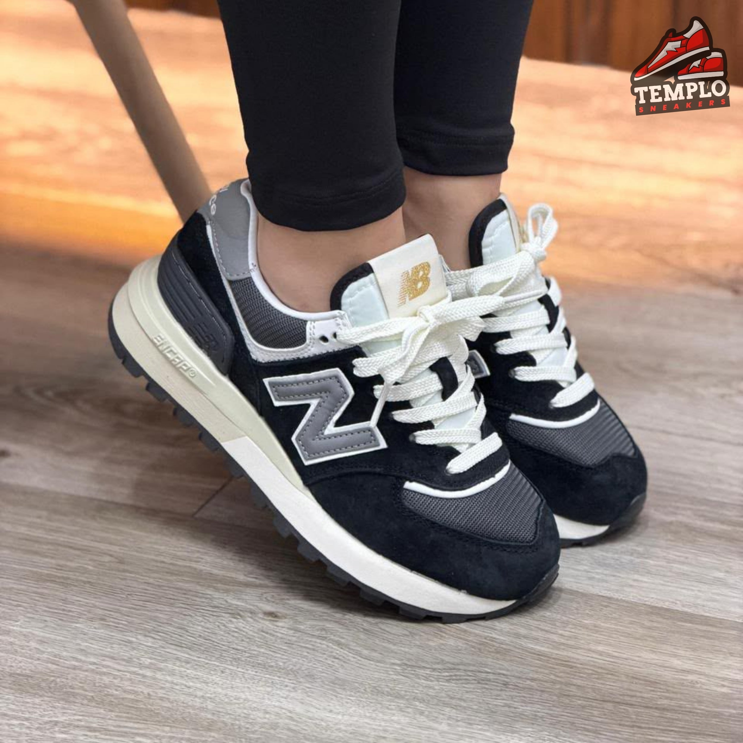 NEW BALANCE 574 NEGRA GRIS