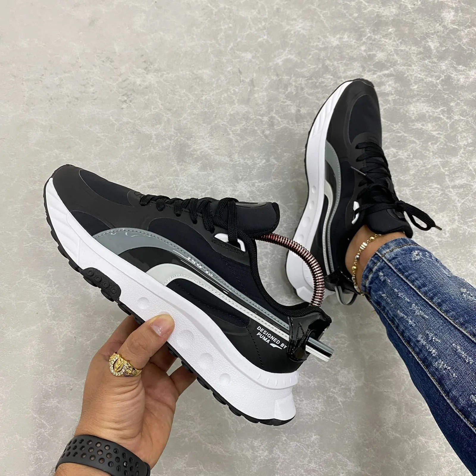 Zapatillas Puma Tenis Que Usa Neymar PUMA NEYMAR NEGRA BLANCA