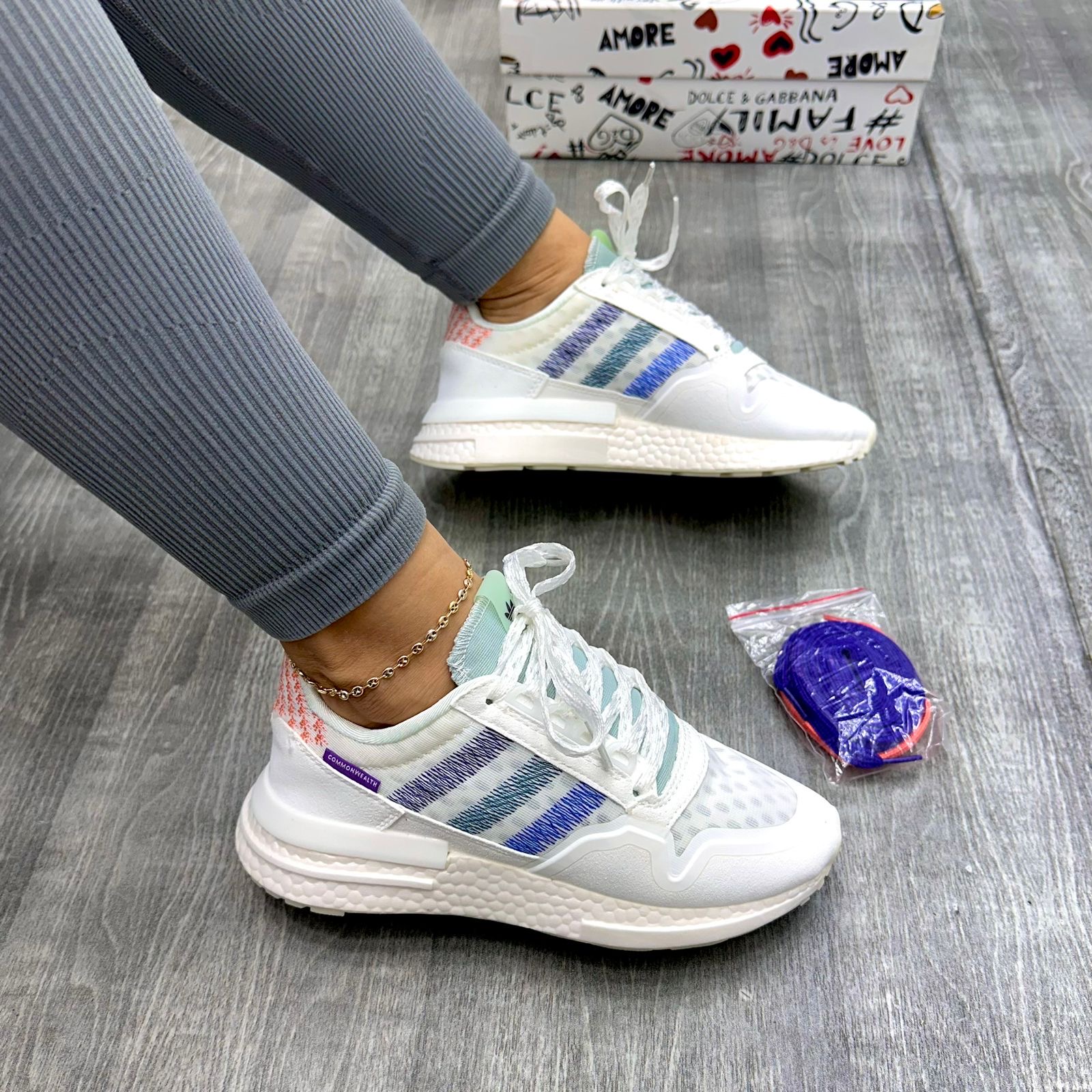 ADIDAS ZX BLANCA COLORES Templo Sneakers