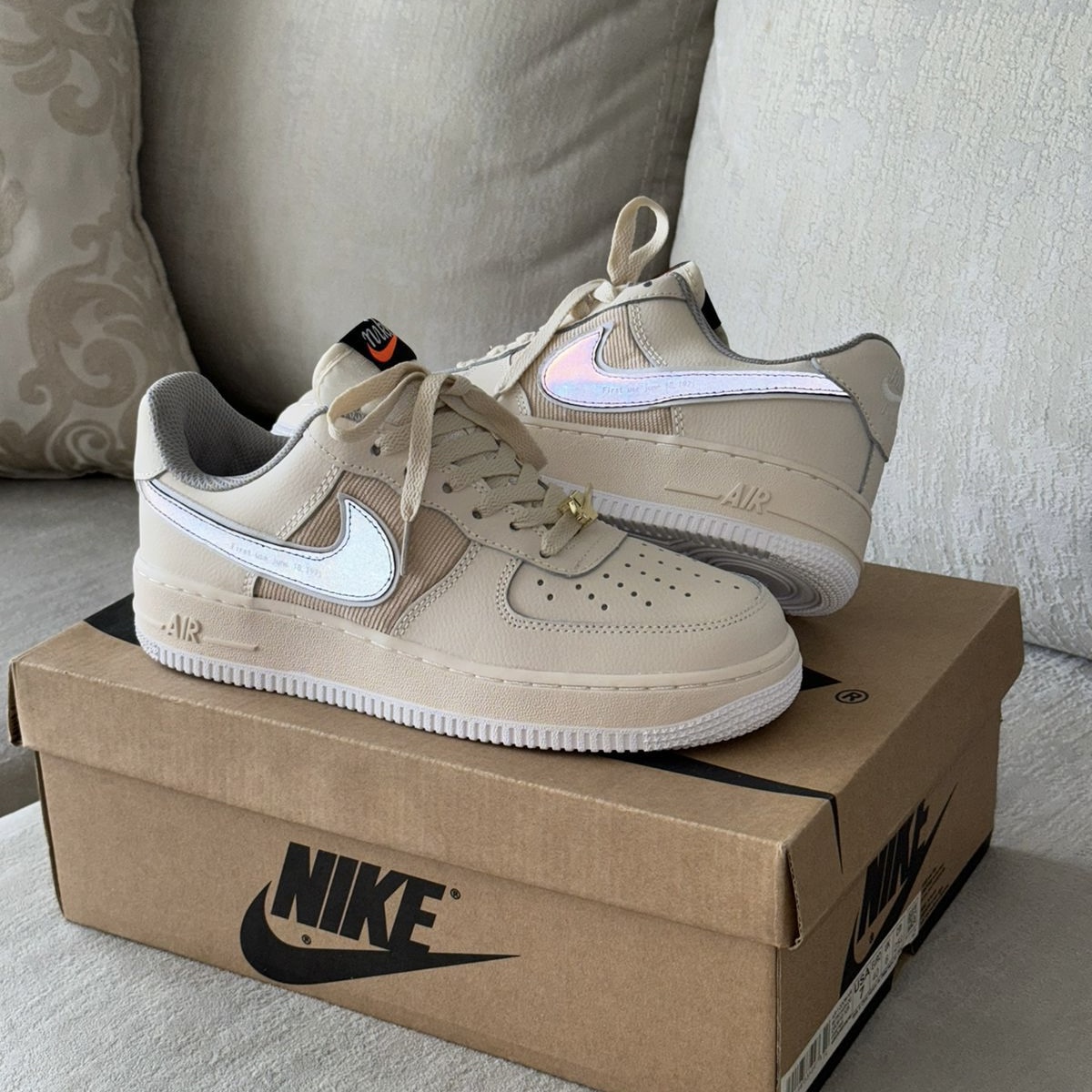 AIR FORCE ONE BEIGE - Templo Sneakers