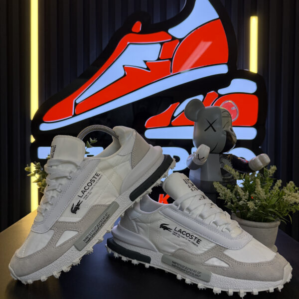 LACOSTE BLANCA GRIS