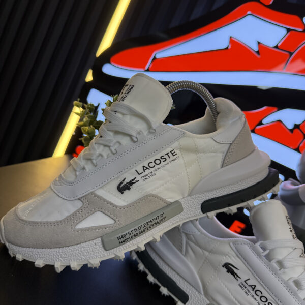 LACOSTE BLANCA GRIS