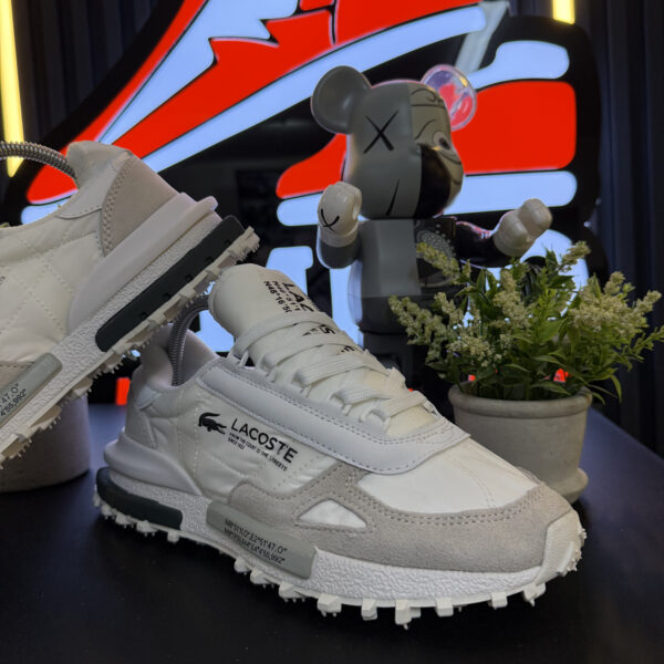 LACOSTE BLANCA GRIS