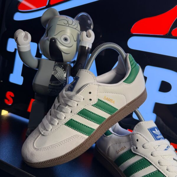 ADIDAS SAMBA BLANCA VERDE | Templo Sneakers