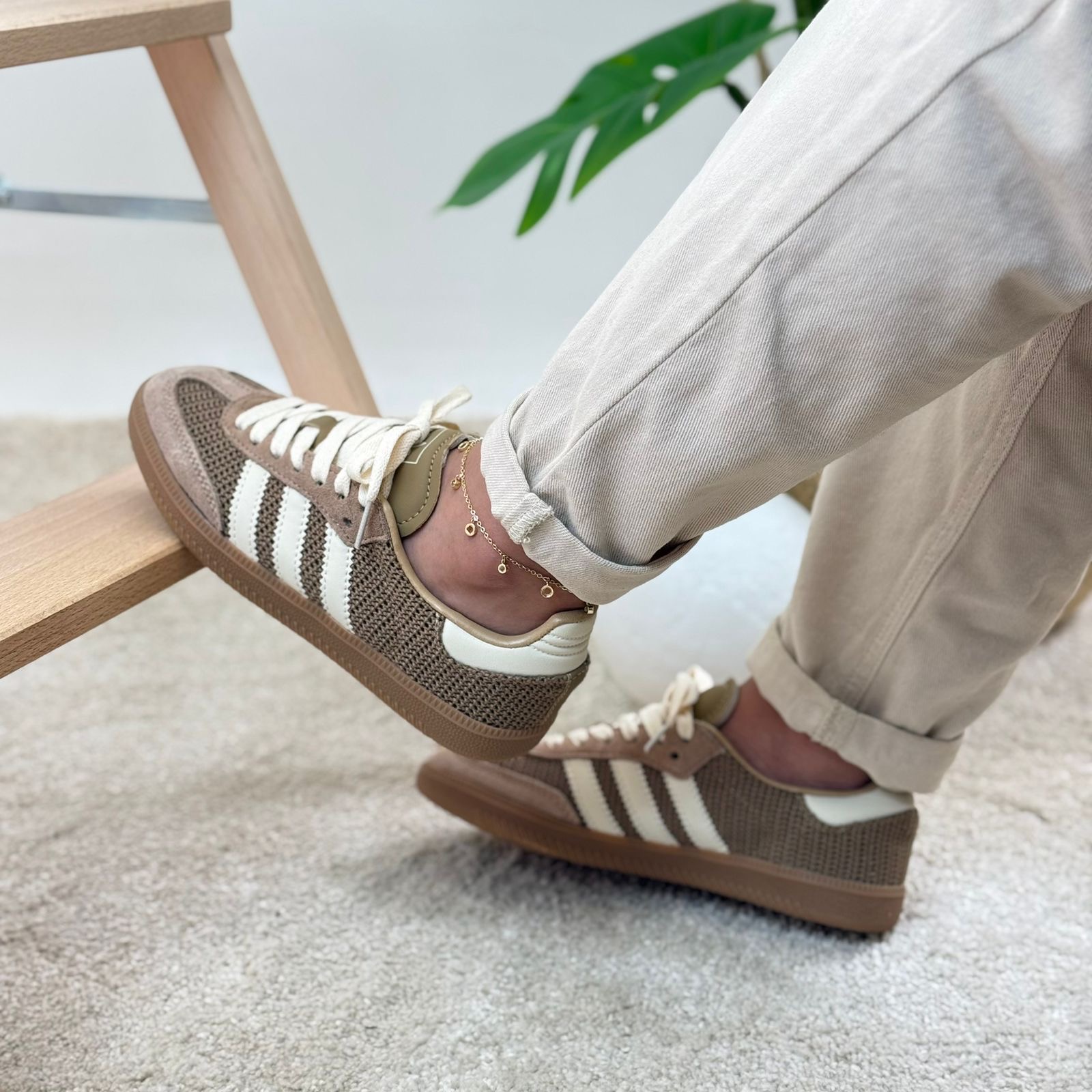 adidas gazelle silver green womens Adidas Handball Spezial Preloved Brown Orange Tint Gum – Newcop main image 1