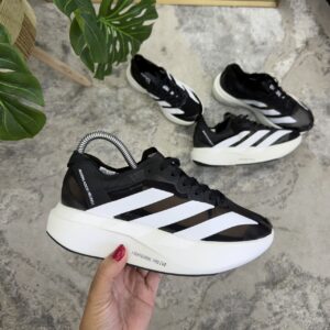 ADIDAS ADIZERO 2.0 NEGRA BLANCA HOMBRE Y DAMA ADIDAS ADIZERO 2.0 NEGRA BLANCA