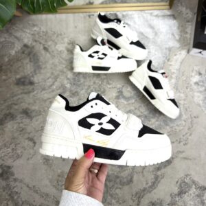 LOUIS VUITTON TRAINNER BLANCA NEGRA HOMBRE Y DAMA LOUIS VUITTON TRAINNER 2 BLANCA NEGRA