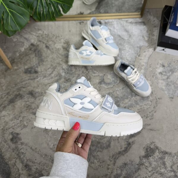 LOUIS VUITTON TRAINNER 2 GRIS AZUL