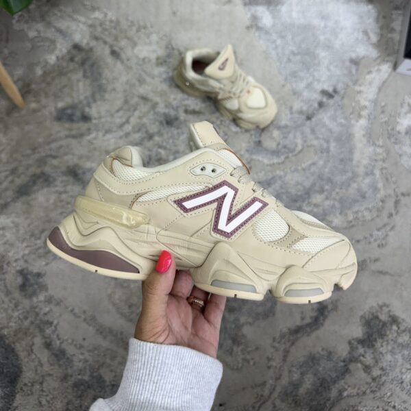 NEW BALANCE 9060 BEIGE VINOTINTO DAMA NEW BALANCE 9060 BEIGE VINOTINTO