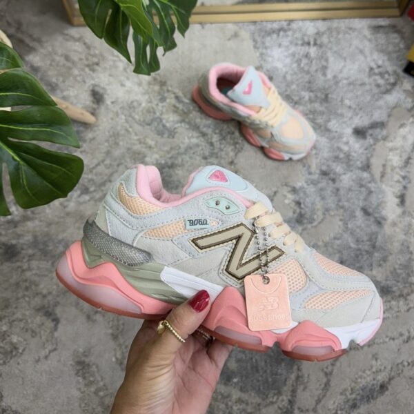 NEW BALANCE 9060 GRIS ROSA DAMA NEW BALANCE 9060 GRIS ROSA